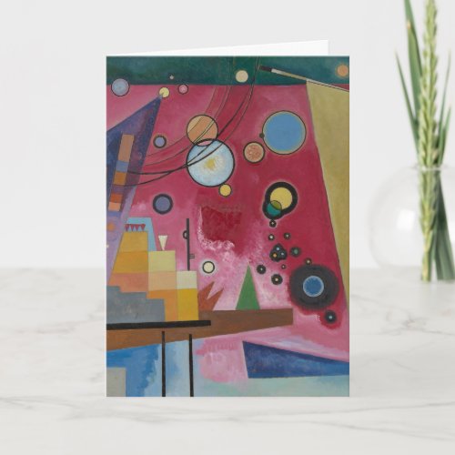 Heavy Red by Wassily Kandinsky Card