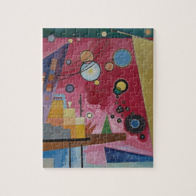 Heavy Red by Wassily Kandinsky Jigsaw Puzzle (Vertical)