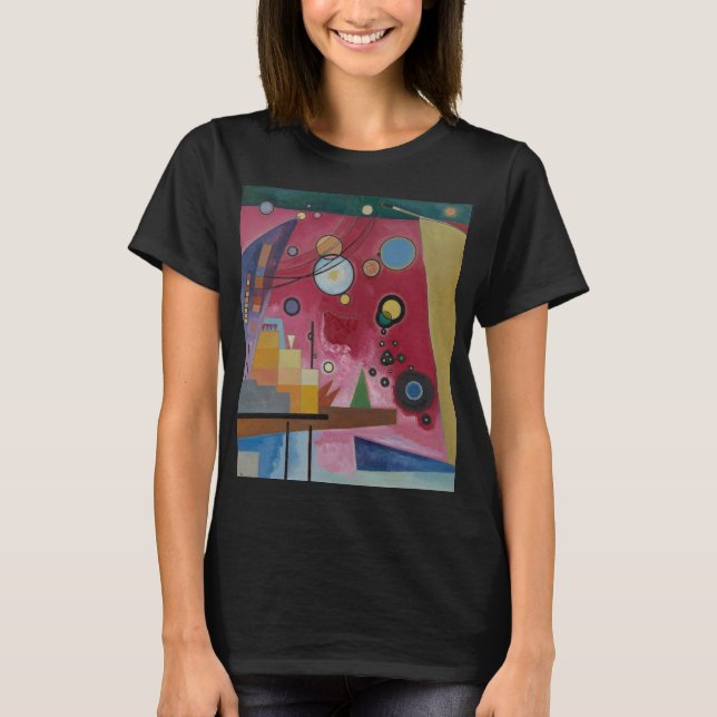 Heavy Red by Wassily Kandinsky T-Shirt (Front)