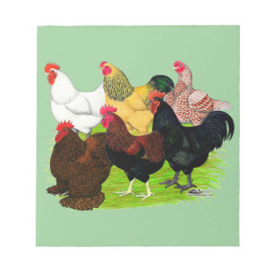 Heavy Rooster Assortment Notepad