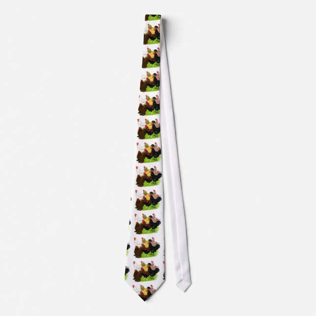 Heavy Rooster Assortment Tie (Front)