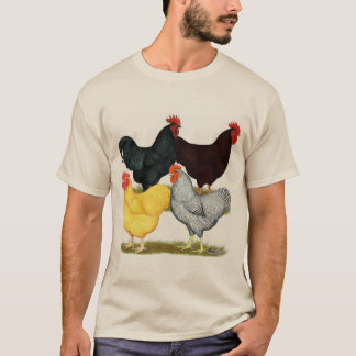Heavy Rooster Chicken Quartet T-Shirt