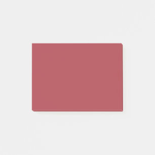 Heavy Scarlet Red / Moody Crimson Solid Color Post-it Notes