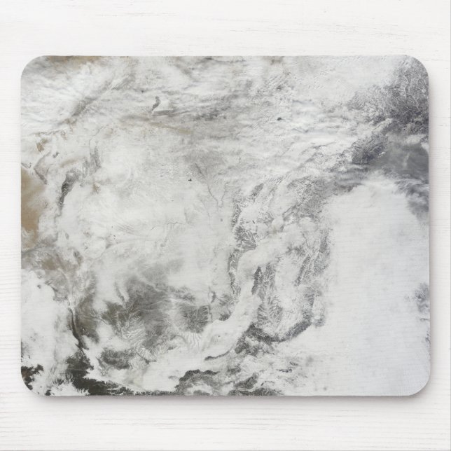 Heavy snowfall in China Mouse Pad (Front)