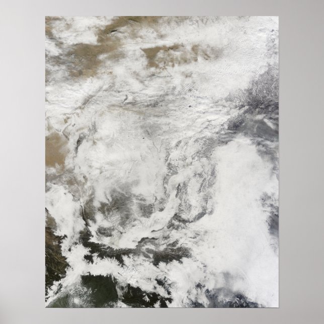 Heavy snowfall in China Poster (Front)