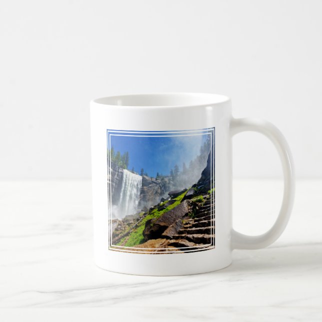 Heavy Spray from Vernal | Yosemite National Park Coffee Mug (Right)