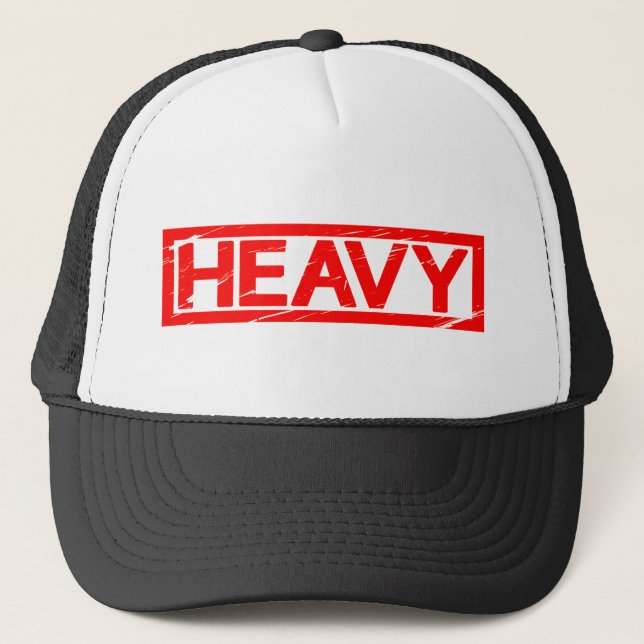 Heavy Stamp Trucker Hat (Front)