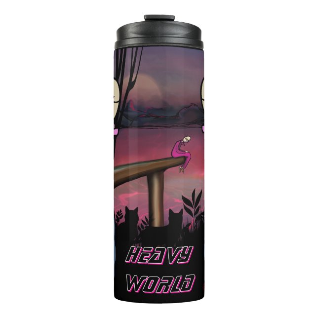 Heavy World Giant Coffee Mug (Front)