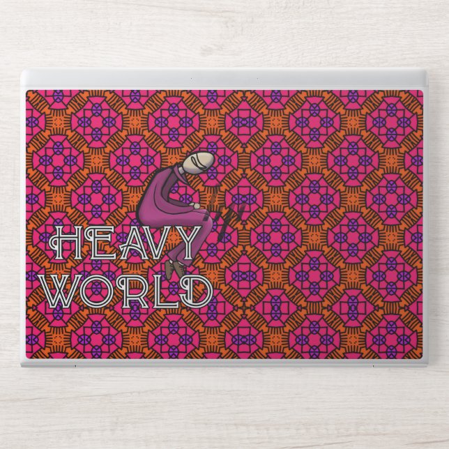 HEAVY WORLD HP LAPTOP SKIN (Front)