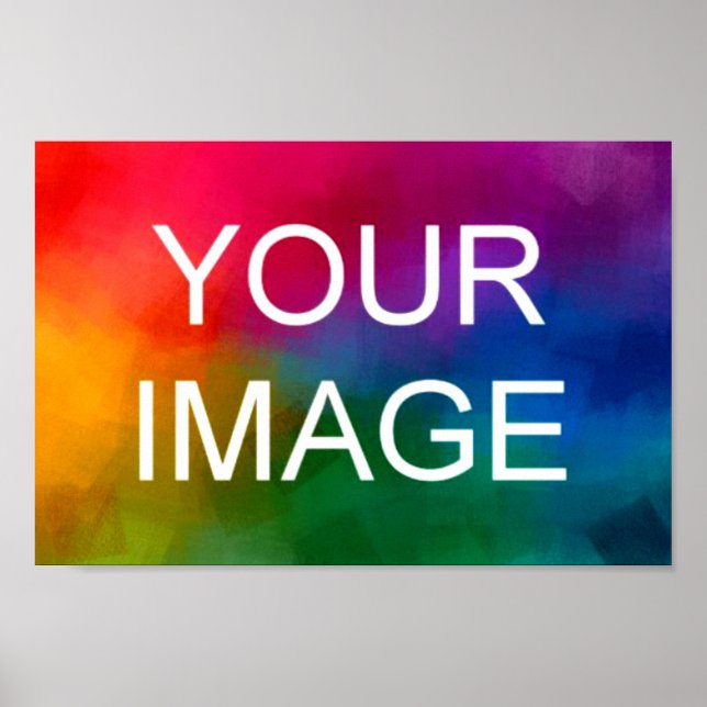 Heavyweight Matte Paper Create Your Own Photo Poster (Front)