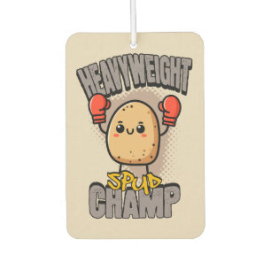 Heavyweight Spud Champ Boxing Potato Air Freshener