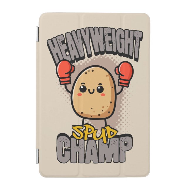 Heavyweight Spud Champ Boxing Potato  iPad Mini Cover (Front)