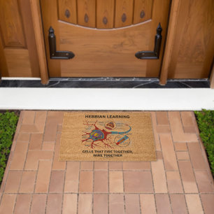 Hebbian Learning Cells Fire Together Wire Together Fiber Doormat