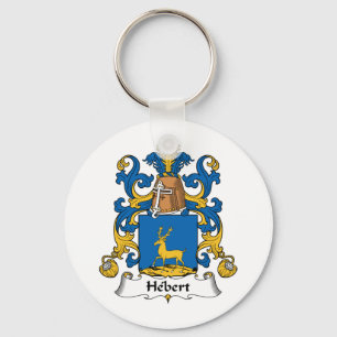 Hebert Family Crest Keychain