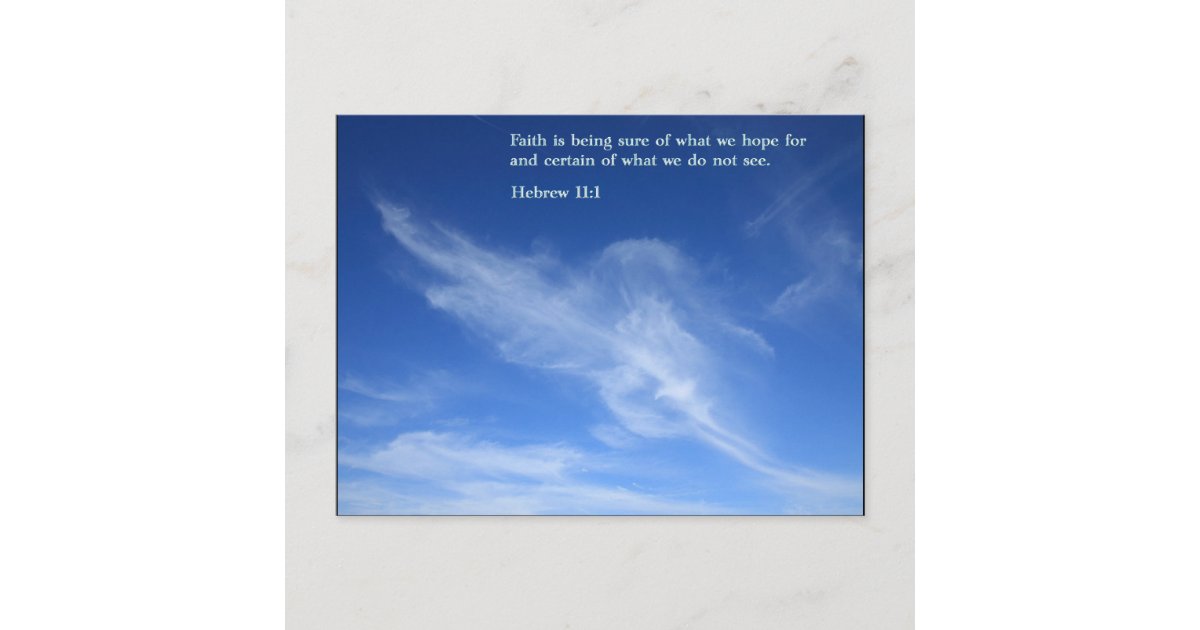 Hebrew 111 Clouds Postcard Zazzle