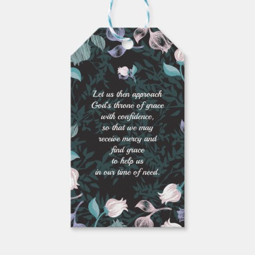 Hebrew 416 quotes black ver gift tags