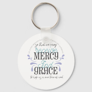 Hebrew 4:16 quotes keychain
