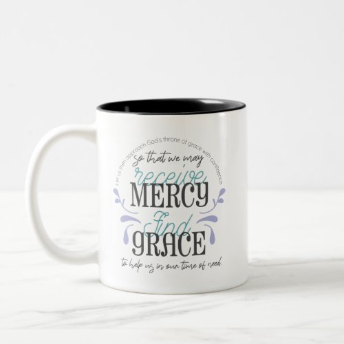 Hebrew 416 quotes Two_Tone coffee mug