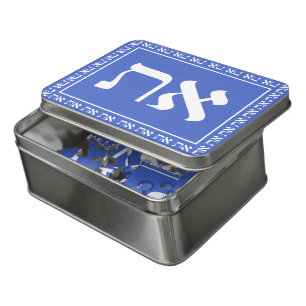 Hebrew Aleph Tav Blue Jigsaw Puzzle