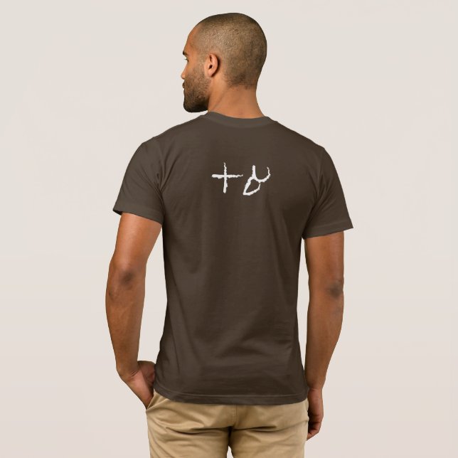 Hebrew Alephbet Otiot Typography T-Shirt (Back Full)