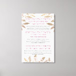 Hebrew and English blessings for Hanukkah Canvas Print<br><div class="desc">Perfect piece of art for the walls of your synagogue, classroom or home. Beautifully created for your Hanukkah celebration poster with berachot (blessings) recited before lighting the candles. Hebrew followed by transcription and then translated into English. Please note, that the third blessing is recited only the first time one lights...</div>