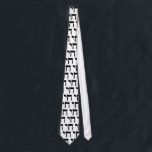 Hebrew Chai Symbol Neck Tie<br><div class="desc">Hebrew Chai Symbol</div>