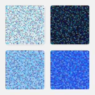 Hebrew Coaster Set