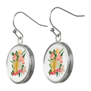 Hebrew: Eshet Chayil - [Jewish] Woman of Valor  Earrings