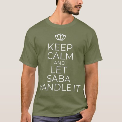 Hebrew Grandparent Gift Saba T_Shirt