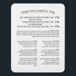 Hebrew Hadlakat Nerot Chanukah - Blessings Menorah Door Sign<br><div class="desc">Seder Hadlakat Nerot (Shel) Chanukah - Hebrew blessings and prayers recited and sung when lighting the chanukiya (menorah). A traditional set of three blessings, Hanerot Halallu, and Maoz Tzur. Great to use as wall decor for Chanukah or practical guide to kindling the lights. Great idea for all synagogues, Jewish schools...</div>