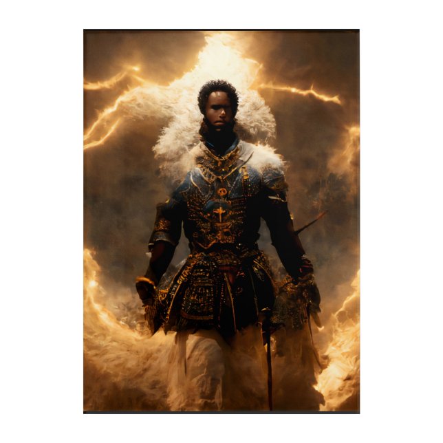 Hebrew Israelite being Empowered T-Shirt Acrylic Print (Front)