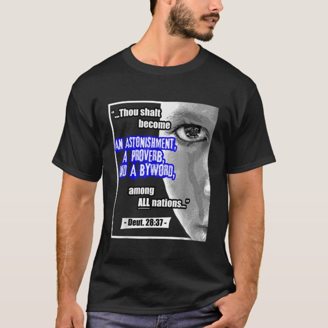 Hebrew Israelite Tribe Judah Byword Among Nations T-Shirt (Front)