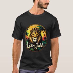 Hebrew Israelite YHWH Lion of Judah Yahweh Rastafa T-Shirt