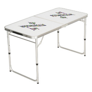 Hebrew Letter ALEF Beer Pong Table