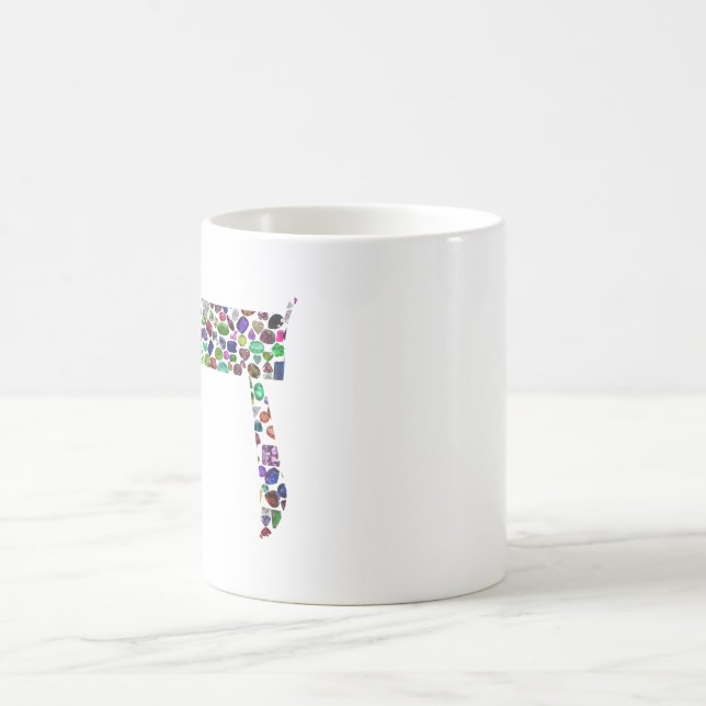 Hebrew Letter HEY Color Morph Mug (Center)