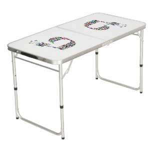 Hebrew Letter 'TET' Beer Pong Table