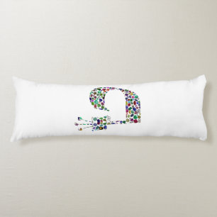 Hebrew Letter 'TET' Body Pillow