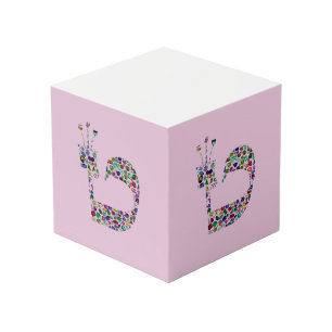 Hebrew Letter 'TET' Cube