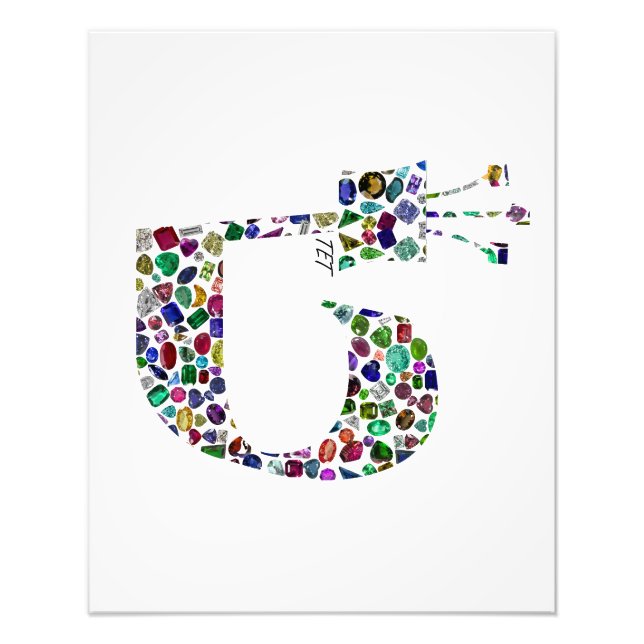 Hebrew Letter 'TET' Photo Print (Front)