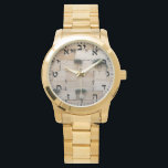 Hebrew Letters Clock on Kotel Western Wailing Wall Watch<br><div class="desc">"kotel western wall",  "hakotel temple wailing wall",  "jerusalem middle east kottel",  "hebrew letter numerals clock",  "israel ivrit number clock",  "stone blocks bricks",  "aleph bet alef beit",  "religious holy jewish judaism",  "pesach passover holidays hours",  "beige tan rosh hashanah"</div>