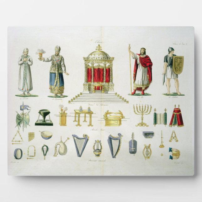 Hebrew Levi, Priest, King and Soldier with Sacred Plaque (Front)