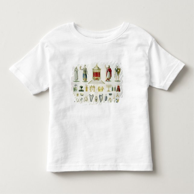 Hebrew Levi, Priest, King and Soldier with Sacred Toddler T-shirt (Front)