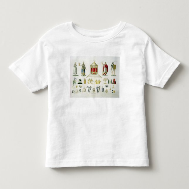 Hebrew Levi, Priest, King and Soldier with Sacred Toddler T-shirt (Front)
