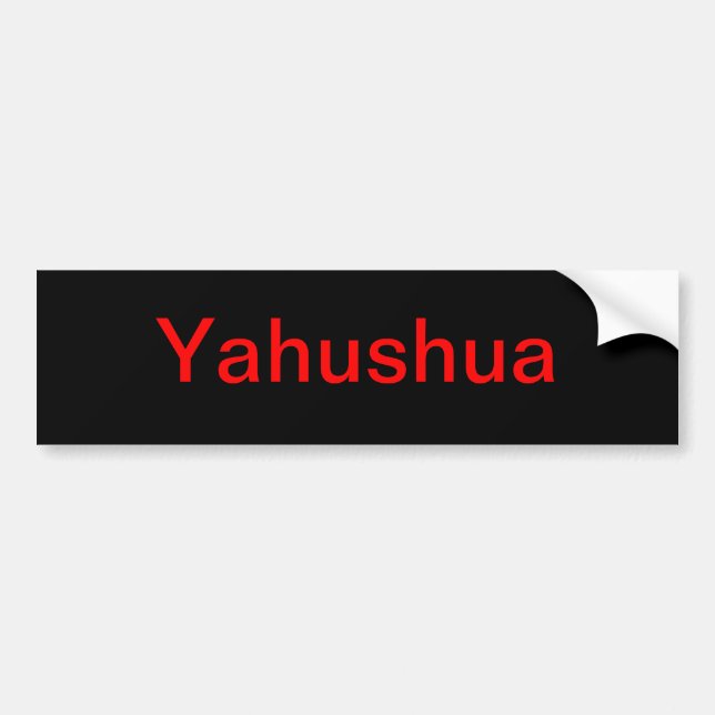Hebrew names of God. Bumper Sticker (Front)