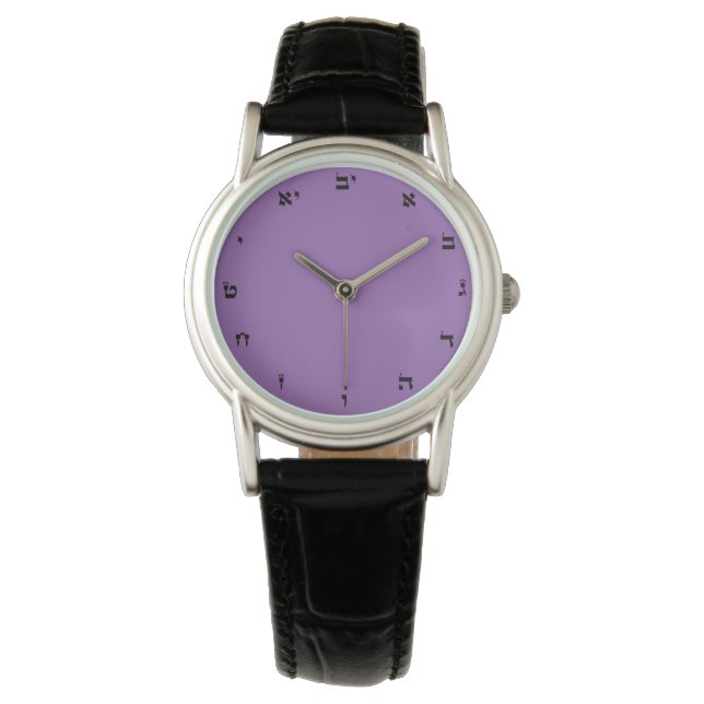 Hebrew Numbers - Classic Watch for Women (Front)