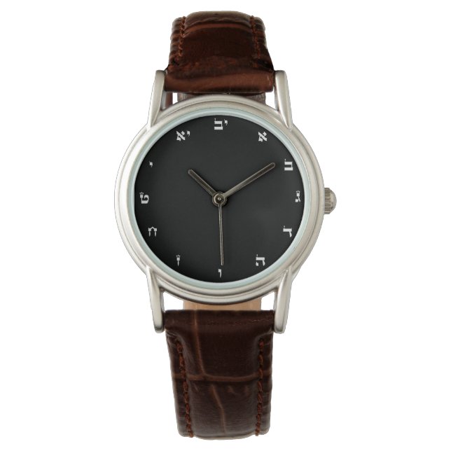 Hebrew Numbers - Classic Watch for Women (Front)