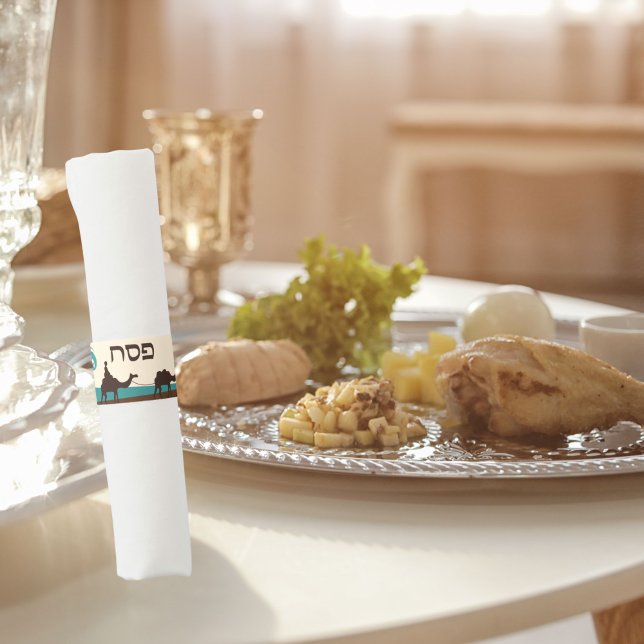 Hebrew Pesach Passover  Napkin Bands (Creator Uploaded)