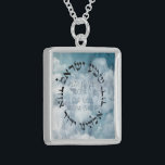 Hebrew Shema Israel Jewish Prayer Torah/Bible  Sterling Silver Necklace<br><div class="desc">One of the two most important prayers in Judaism begins with the words, "Hear, Israel, Adonai is our God, Adonai is One" (Deuteronomy 6:4). An inspiring design and a beautiful decor addition for Jewish spaces. In the Hebrew original, God's Name is written with a slight change (letters dalet instead of...</div>