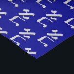 Hebrew Typography Tissue Paper<br><div class="desc">Hebrew Typography Tissue Paper . Hebrew Aleph Tav wrapping paper, white typography on a royal blue background. Individually the letters represent: 'Aleph' the 'Author' of life and 'Tau' the 'Mark' of the Covenant. (Like: 'X marks the spot', 'I was here' or 'this is mine'). Hebrew reads right to left. When...</div>
