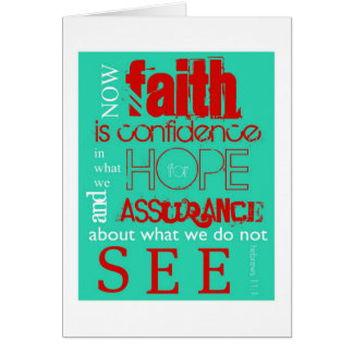 Hebrews 11:1 cards